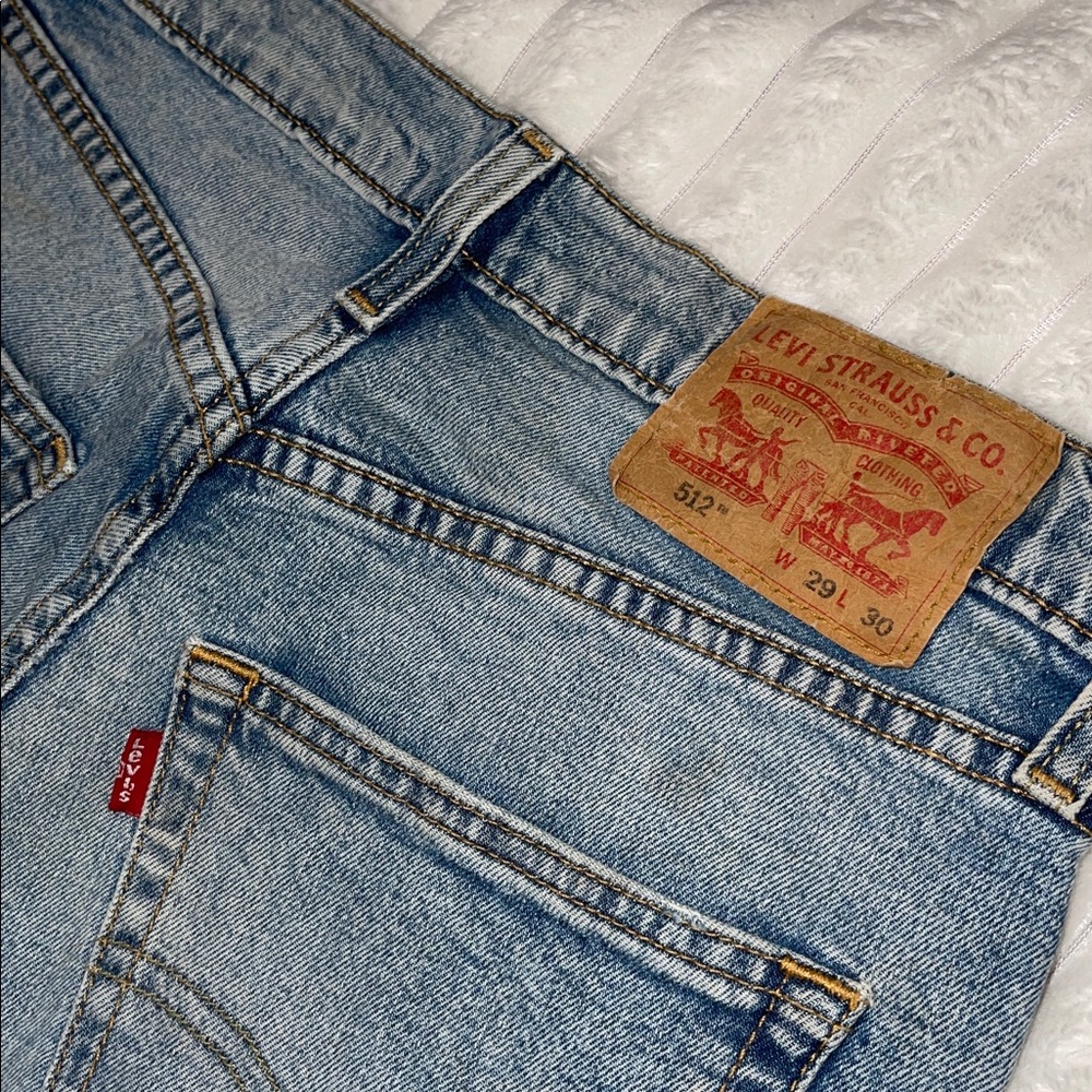 Levis 512 Slim Tapered Jean | Size Waist 29 Men - Picture 3 of 13